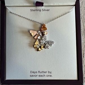 Hallmark Sterling Silver Necklace - Butterfly Pendant